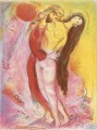 Desnudándola con su contemporáneo Marc Chagall